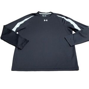 Under Armour Men’s Black White Long Sleeve Athletic Shirt